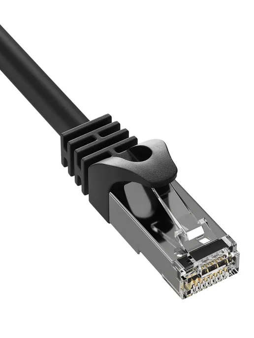 GSMIN Удлинитель сетевого кабеля 2x RJ-45 (F) на RJ-45 (M), 0.28м, 0,28 м, фото 3