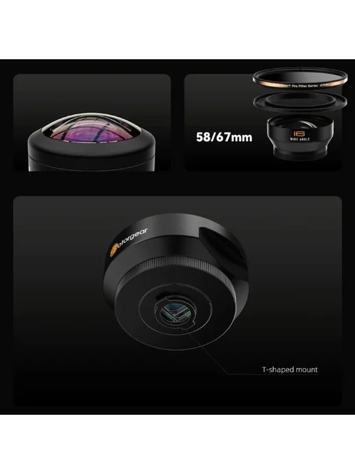 FotorGear Объектив Pro II 16mm Wide Angle для смартфона, вариант, фото 3