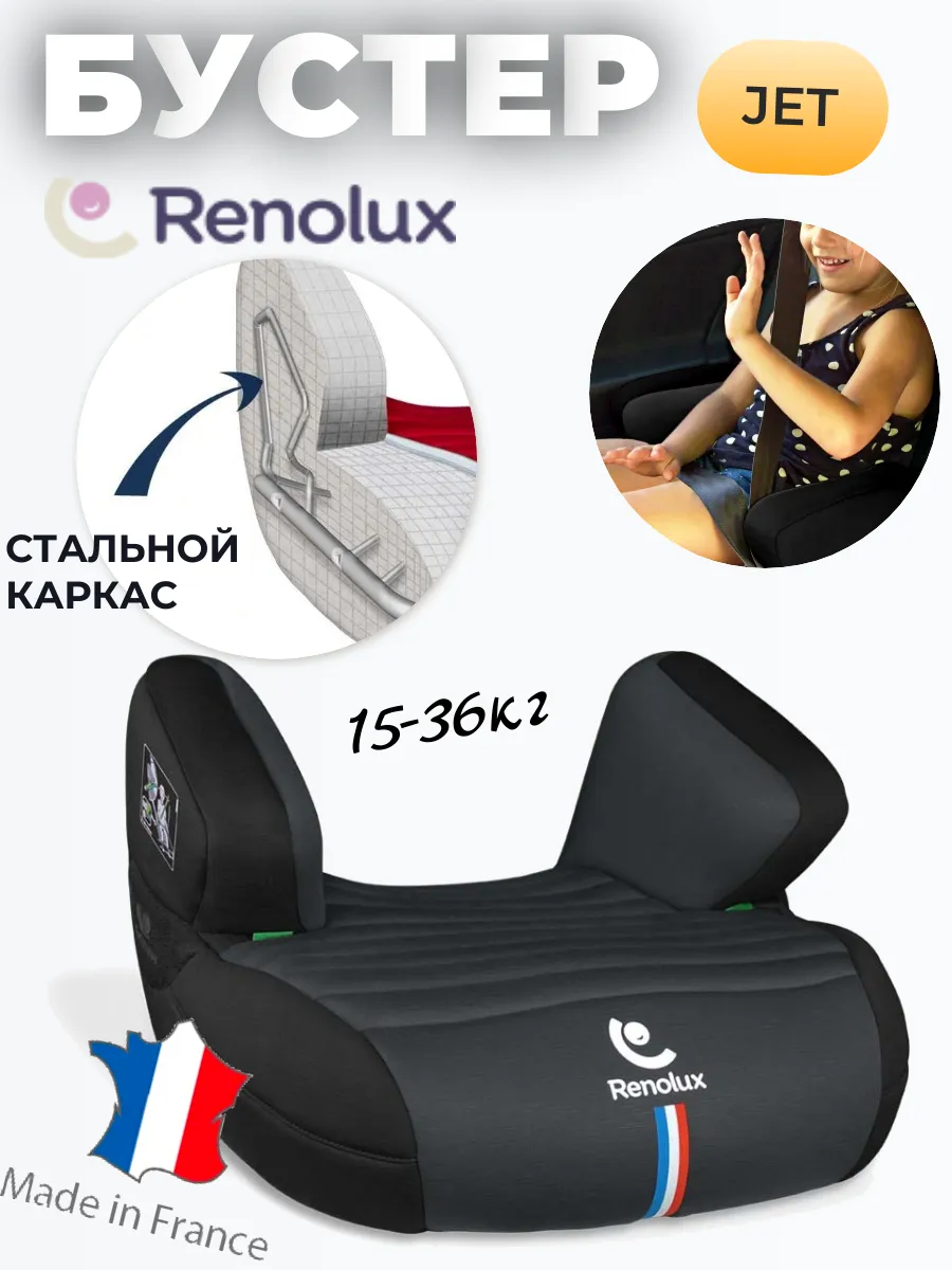 Детское автокресло бустер JET 15-36 кг