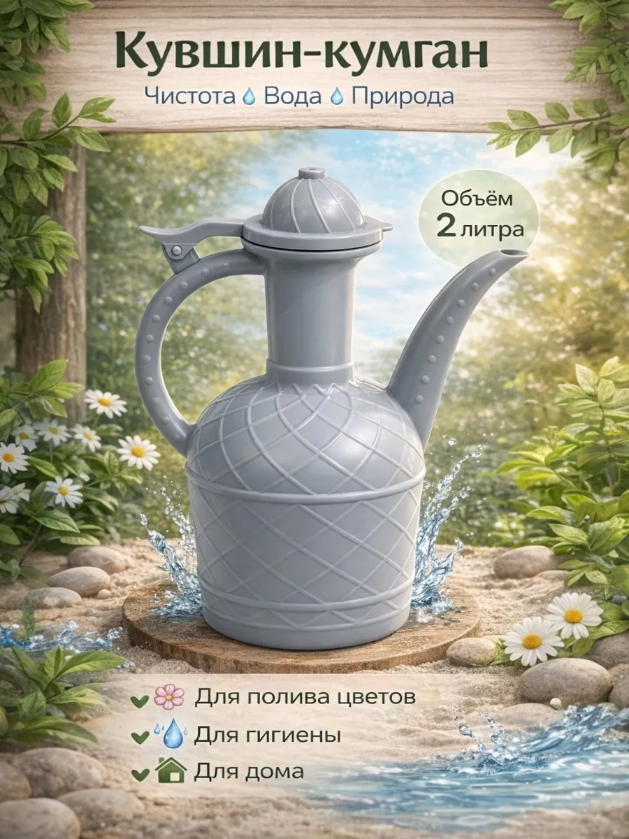 Кувшин для туалета и омовения, кумган для подмывания