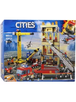 Конструктор CITIES Центральная пожарная станция 985 Деталей LEGO 267740326 купить за 3 659 ₽ в интернет-магазине Wildberries