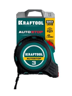 Рулетка с автостопом KRAFTOOL AutoStop 3 м KRAFTOOL 267764571 купить за 614 ₽ в интернет-магазине Wildberries