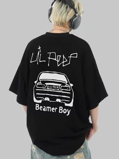 Lil Peep Оверсайз футболка EzTish 267786226 купить за 1 359 ₽ в интернет-магазине Wildberries