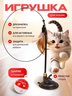 Игрушка дразнилка для кошек интерактивная