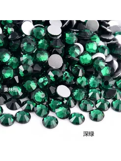 Стразы SS20 холодной фиксации Emerald,144 ш