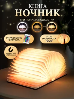 Светильник ночник Книга Miland 267862643 купить за 1 038 ₽ в интернет-магазине Wildberries