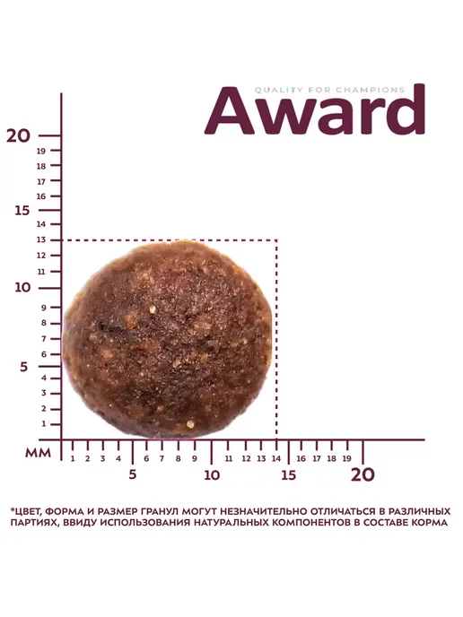 Сухой корм AWARD для собак, щенки, индейка, курица, 12 кг, фото 4