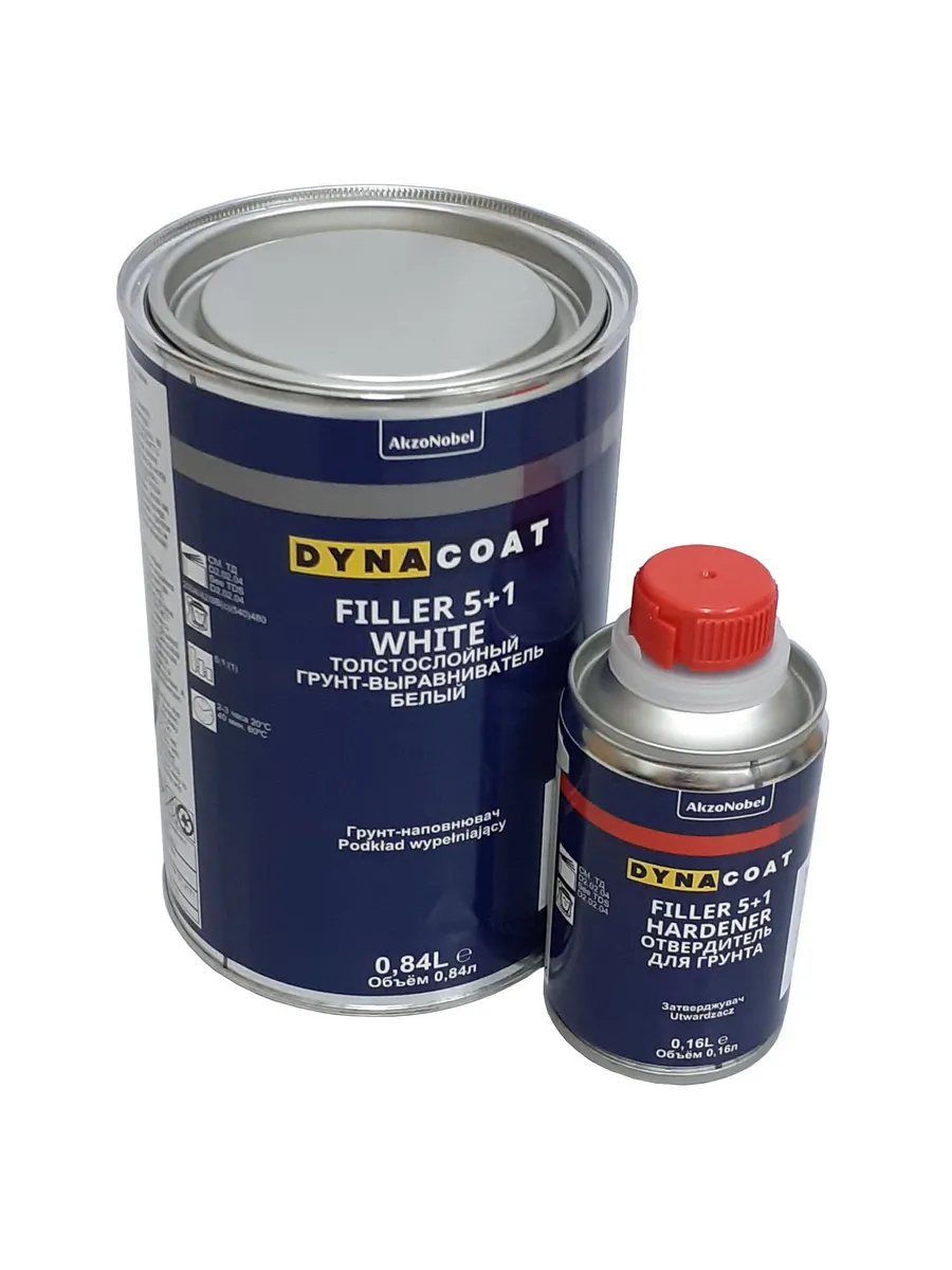 Грунт Dynacoat Filler 5+1 белый 0,84л + отвердитель 0,16л