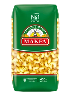 Макароны MAKFA Витки высший сорт 450г