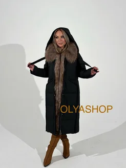 Пуховик с натуральным мехом Olyashop 268003010 купить за 37 884 ₽ в интернет-магазине Wildberries