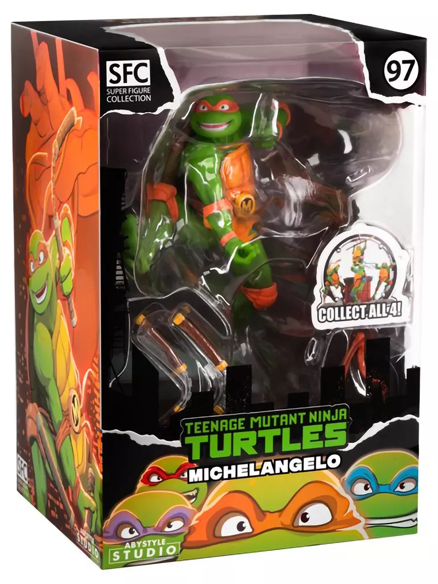 Фигурка Черепашки-ниндзя Микеланджело TMNT Michelangelo Фигурка Черепашки-ниндзя Микеланджело TMNT Michelangelo