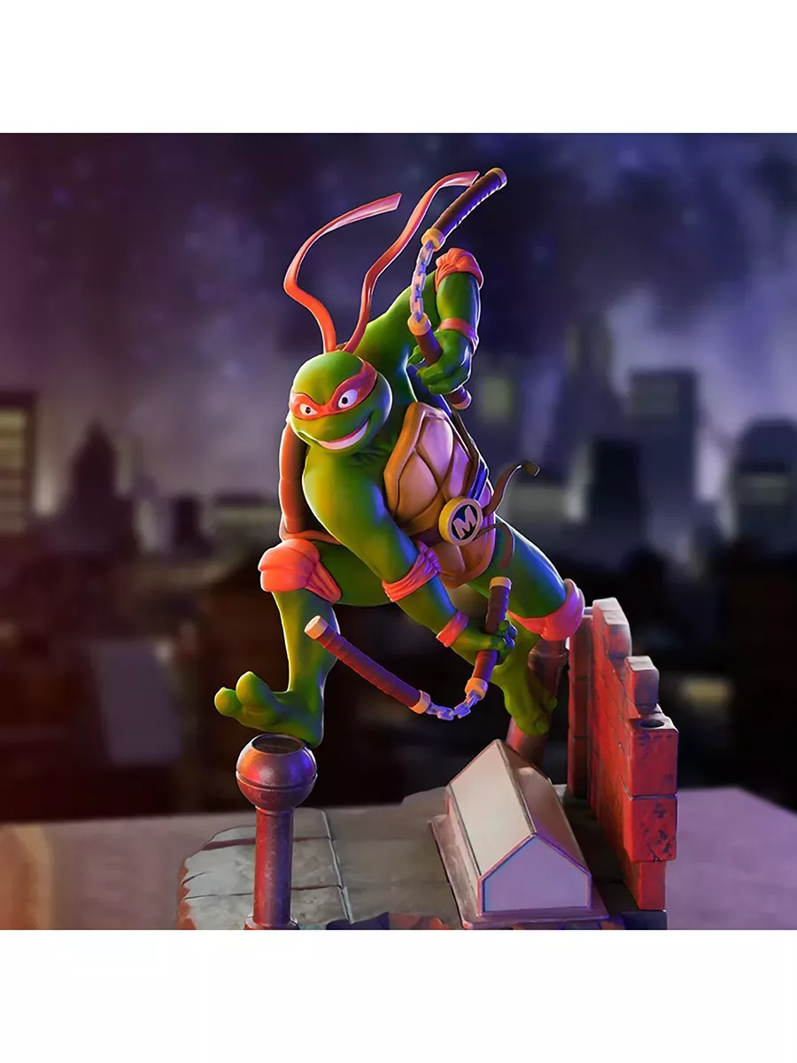 Фигурка Черепашки-ниндзя Микеланджело TMNT Michelangelo Фигурка Черепашки-ниндзя Микеланджело TMNT Michelangelo