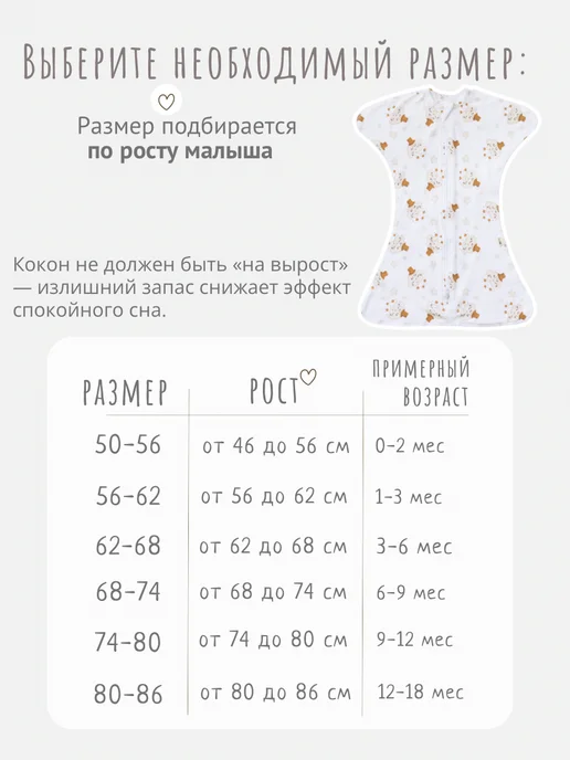 Твоя ИНАЯ Пеленка кокон для новорожденных, вариант, фото 4