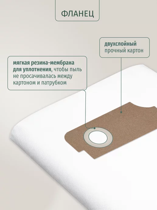 DUST BAG Мешки DB для пылесоса (5 шт) Santoemma BT350, BT450,35731, 5 шт, фото 5