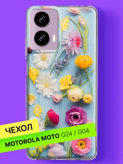 Чехол на Moto G24, Moto G04 с принтом