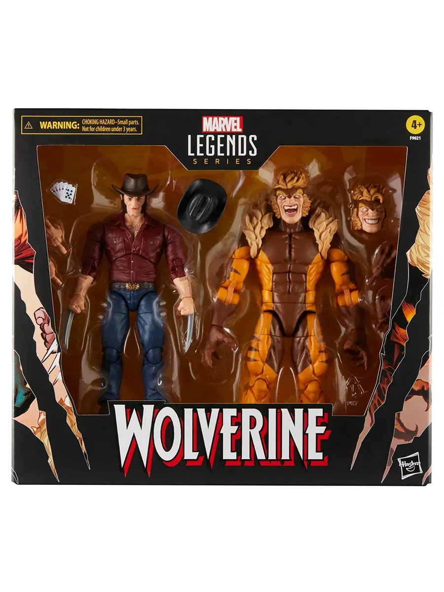 Фигурка Hasbro Марвел Legends Series Logan vs Sabretooth