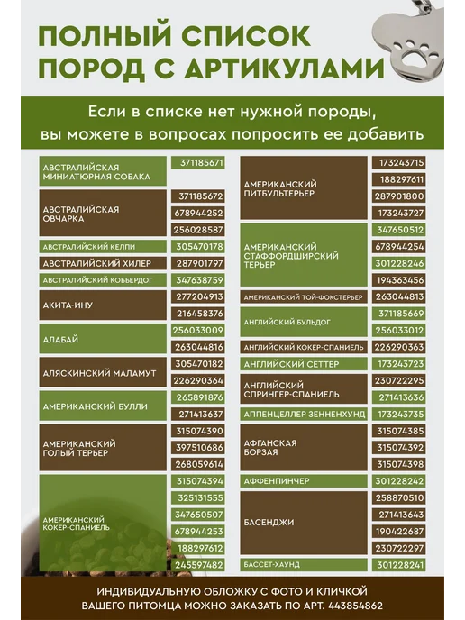 Russian.Handmade Обложка на ветеринарный паспорт для собак Якутская лайка, черный, фото 7