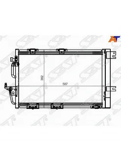 Радиатор кондиционера Опель Opel