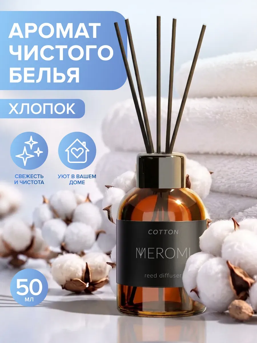 Диффузор для дома с фибровыми палочками ароматизатор
