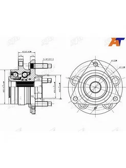 Ступица передняя, R15 Шевроле, Опель Chevrolet, Opel