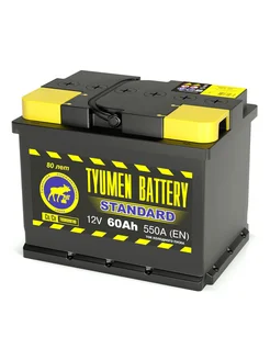 АКБ STANDARD 60 Ah 550A EN L2 Обратный (- +) TYUMEN BATTERY 268181238 купить за 6 063 ₽ в интернет-магазине Wildberries