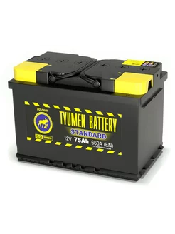 АКБ STANDARD 75 Ah 660A EN L3 Обратный (- +) TYUMEN BATTERY 268181242 купить за 7 779 ₽ в интернет-магазине Wildberries