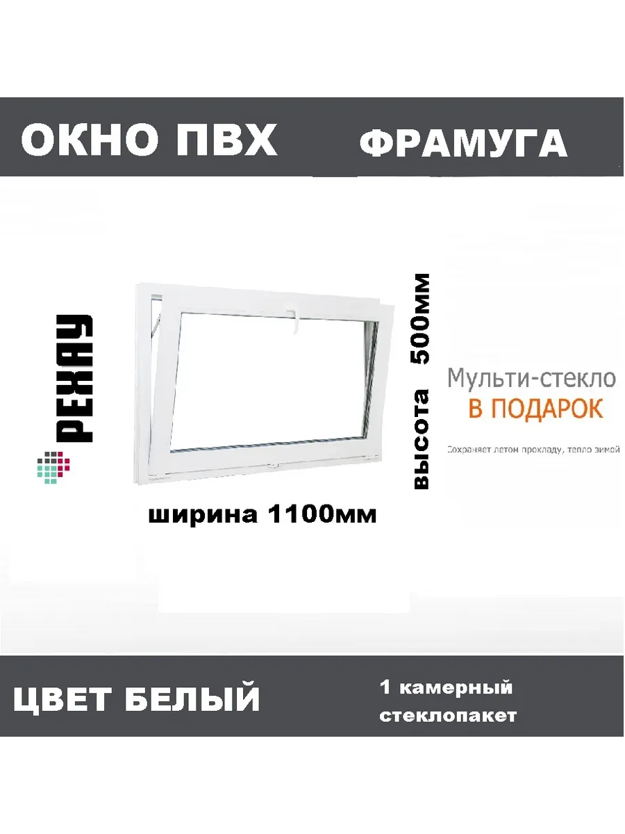 Окно пластиковое Фрамуга...