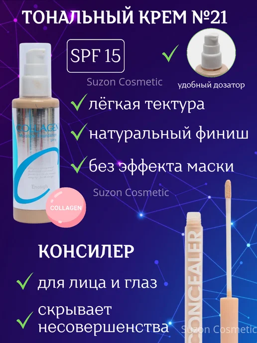 SUZON Cosmetic Подарочный набор уходовой косметики, синий, фото 2