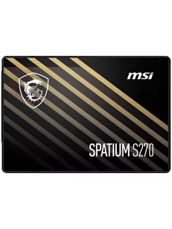 SSD диск MSI SPATIUM S270 SATA 2.5" 240GB (S78-440N070-P83) 268246554 купить за 8 675 ₽ в интернет-магазине Wildberries