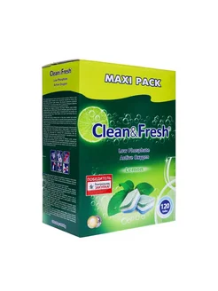 Таблетки для ПММ CLEAN&FRESH All in 1 120 шт