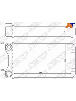 Радиатор отопителя для Ауди А4 Б6 2000-2006, Audi A4 B6 ради