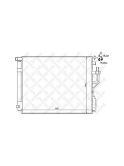 Радиатор кондиционера Hyundai ix35 09>, KIA Sportage 2.0i-2
