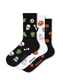 Носки с принтом Хэллоуин Halloween MySocks 268330252 купить за 613 ₽ в интернет-магазине Wildberries