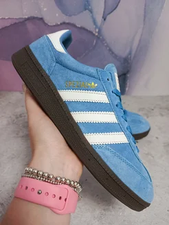 Зимние кроссовки кеды из натуральной замши Adidas Spezial