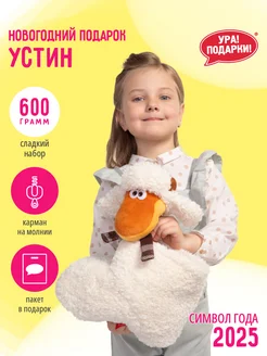 Сладкий новогодний подарок "Устин" символ года 2025 Ура! Подарки! 268383657 купить за 1 730 ₽ в интернет-магазине Wildberries