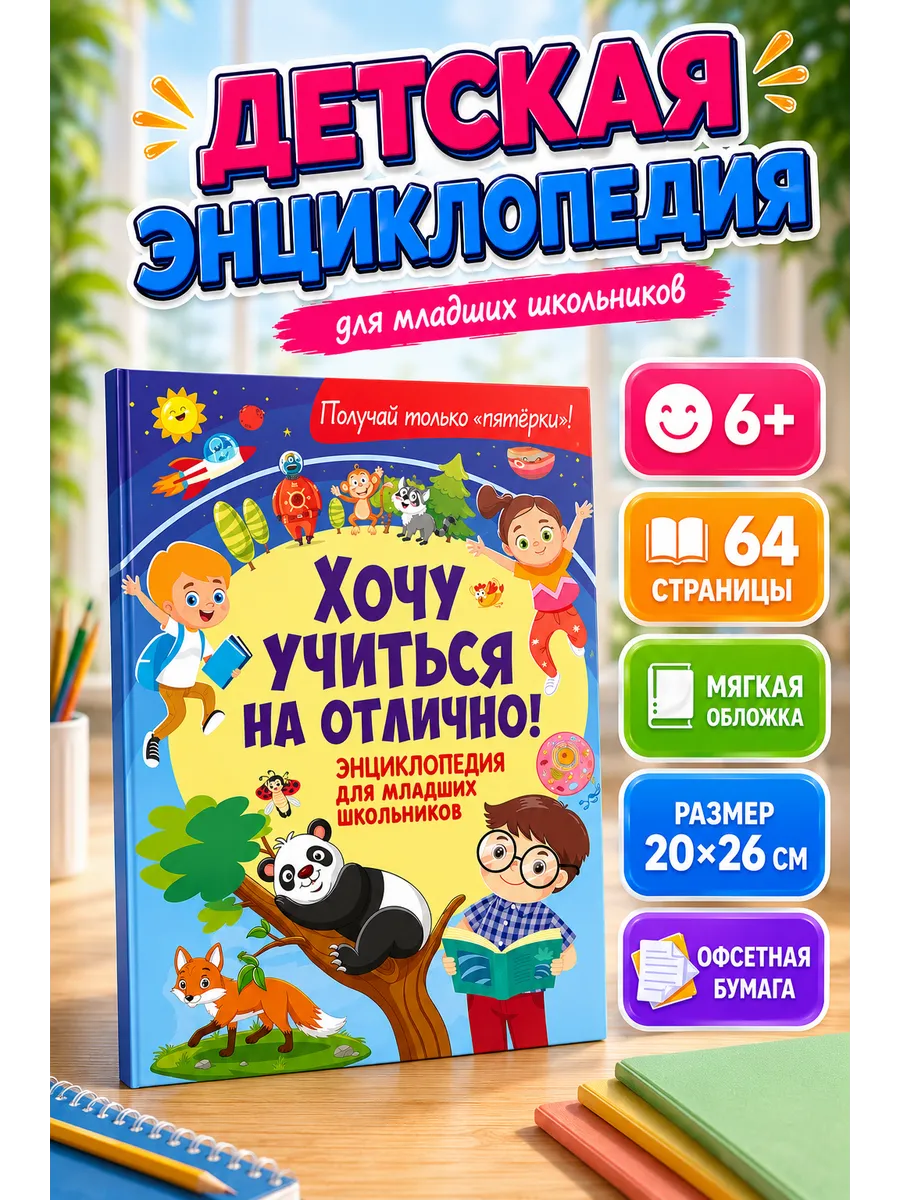Хочу учиться на отлично! Энциклопедия для школьников