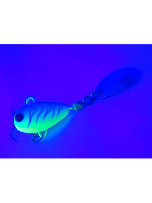 UF-STUDIO Тейл-Спиннер Hurricane 7.5g #Ice Tiger, 7,5 г, фото 2