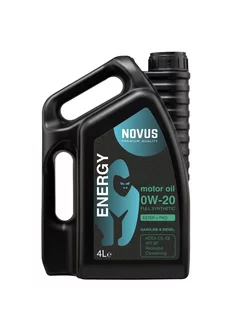 Моторное масло NOVUS ENERGY 0W-20 синтетическое 4л NOVUS OIL 268486882 купить за 6 588 ₽ в интернет-магазине Wildberries