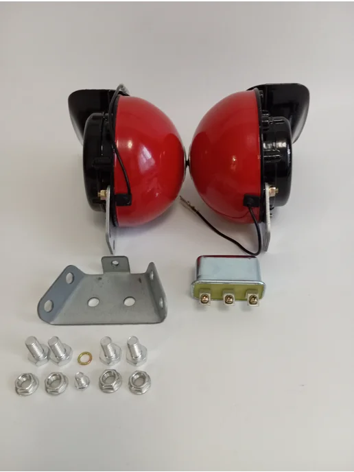 BIGHIT Сигнал звуковой электрический 12V, 2 шт, фото 4