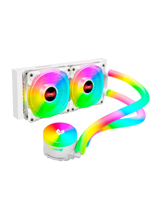 СВО 2 кулера TDP 200w с A-RGB 120мм Aosor белая, 200 Вт