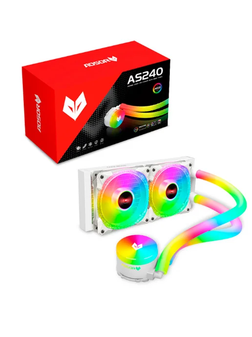СВО 2 кулера TDP 200w с A-RGB 120мм Aosor белая, 200 Вт, фото 4
