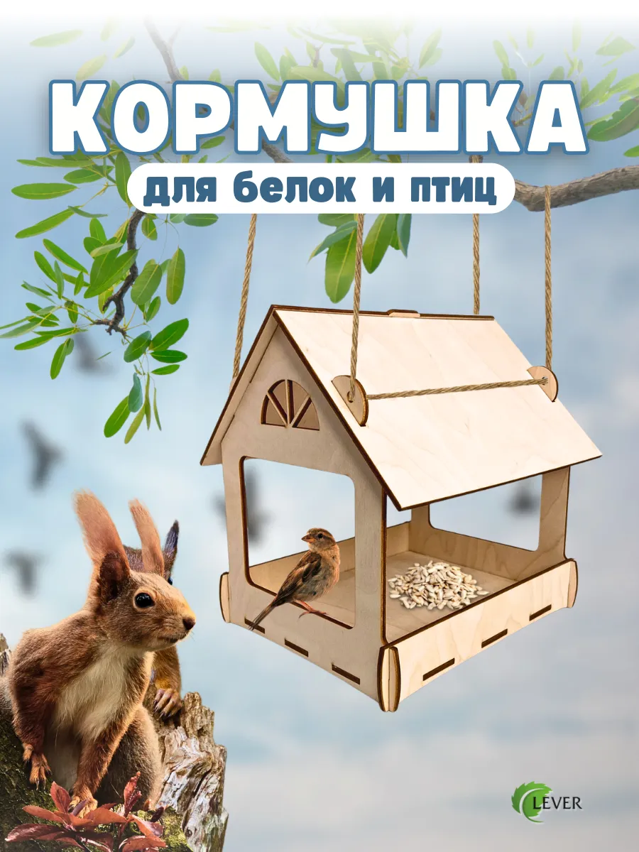 Кормушка для птиц и белок