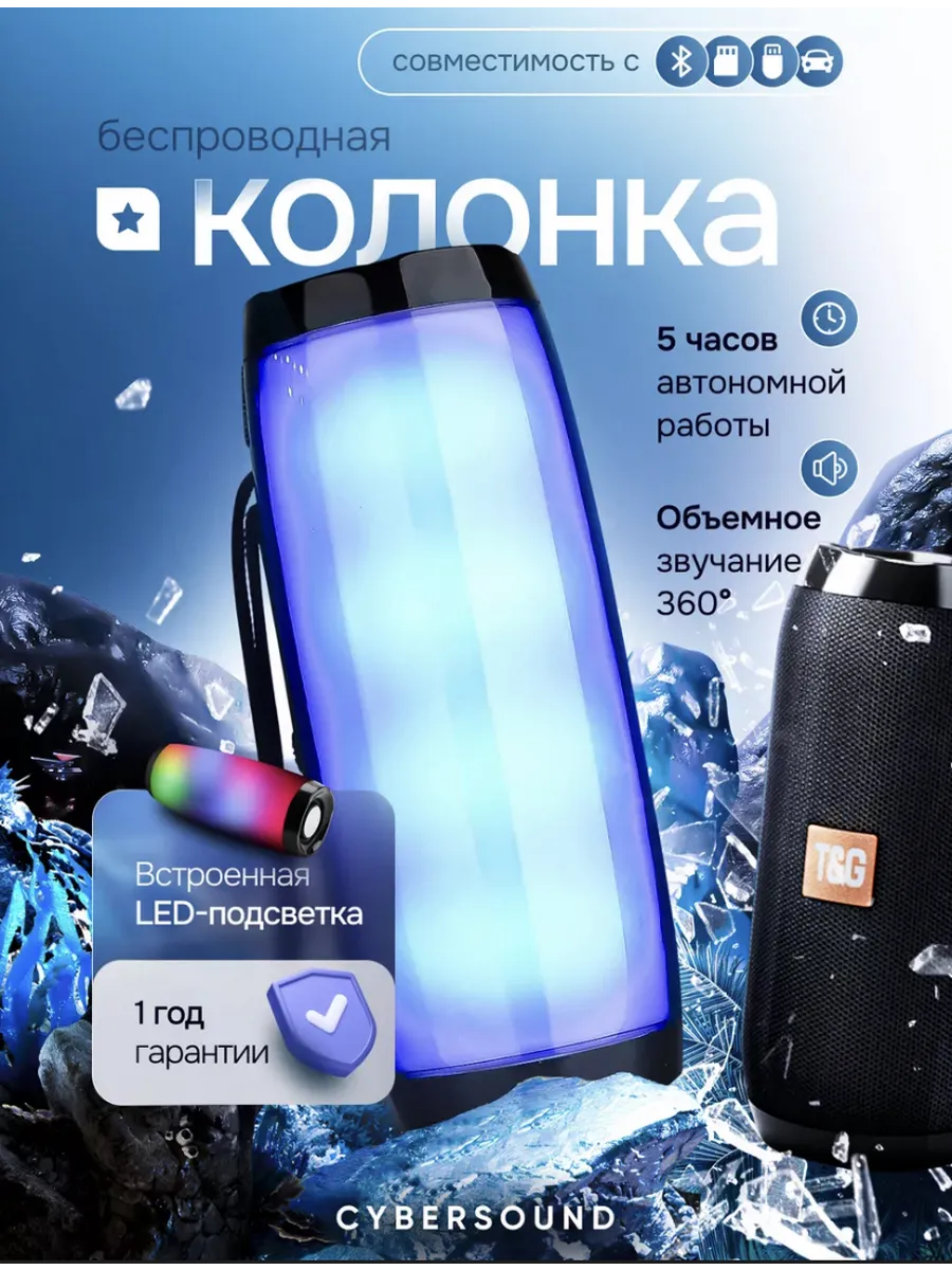 Колонка музыкальная беспроводная Bluetooth FAM-store 268591569 купить за 462 ₽ в интернет-магазине Wildberries