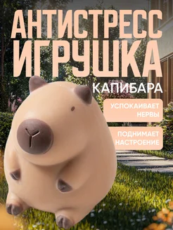 Игрушка антистресс для рук капибара сквиш