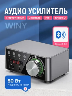 Портативный аудио усилитель WINY HiFi класс D, Bluetooth 5.0 EASES 268662370 купить за 2 035 ₽ в интернет-магазине Wildberries