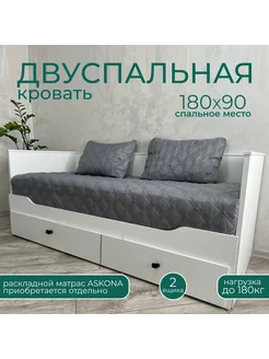 Кровать двуспальная раздвижная МарсАмир 268689166 купить за 30 282 ₽ в интернет-магазине Wildberries