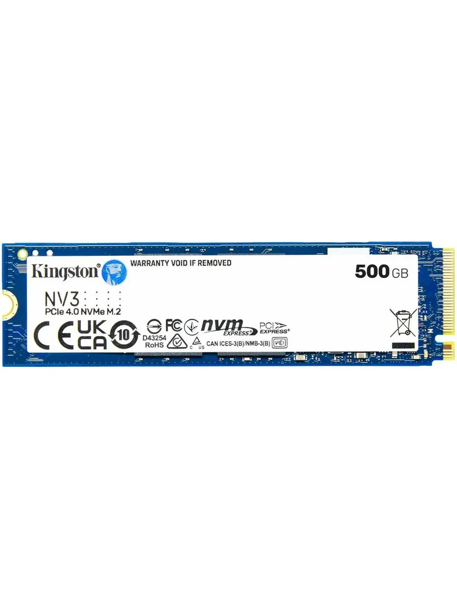 Kingston Накопитель SSD 500 ГБ SNV3S 500G M.2 2280 (SNV3S 500G)