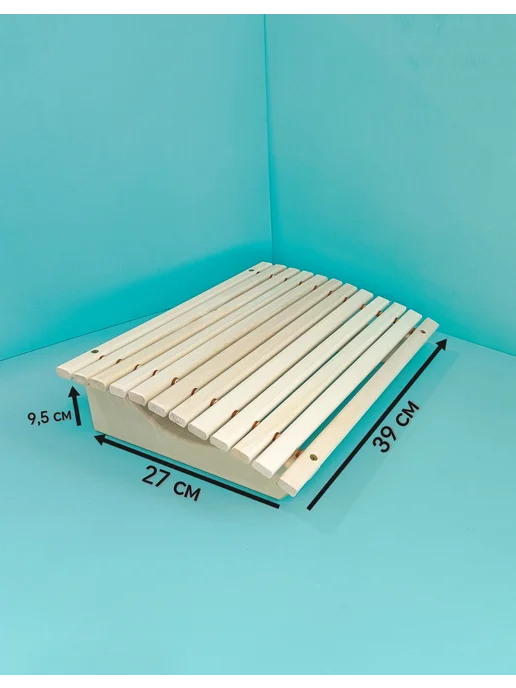 Подголовник для бани мягкий 39х27х9,5 см, 27x9.5 см, фото 5
