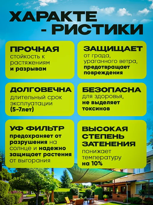 Агро-Веста затеняющая сетка 35 1 Затеняющая сетка садовая для теплиц и забора 35% 1х30м, 1x30 м, фото 2