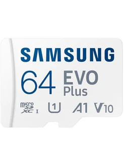 Карта памяти microSDXC EVO Plus Class 10 64 ГБ